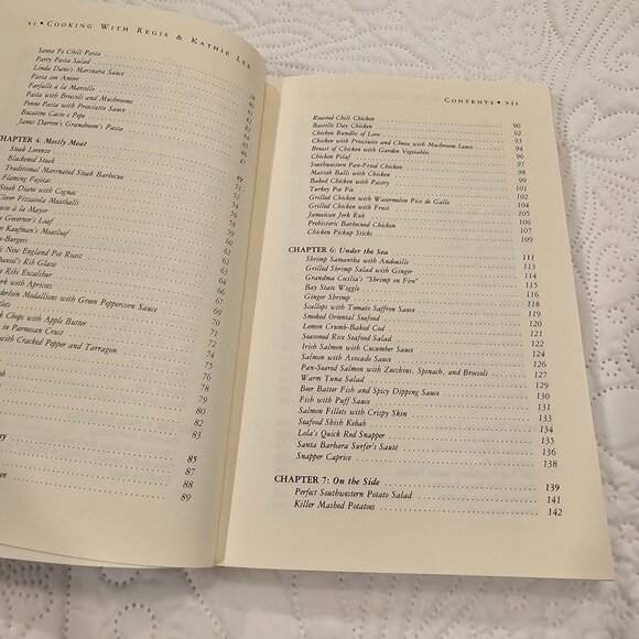 Vintage Cooking With Regis & Kathie Lee Softcover Cookbook - Picture 6 of 12